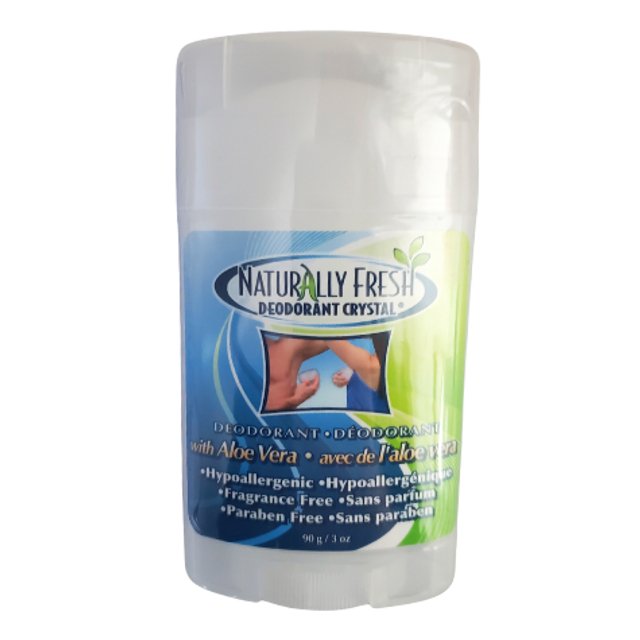 Naturally Fresh Deodorant Crystal Stick Aloe Vera 90 Grams - Nutrition Plus