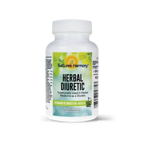 Nature's Harmony Herbal Diuretic 100 Capsules - Nutrition Plus