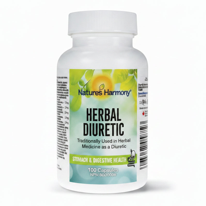 Nature's Harmony Herbal Diuretic 100 Capsules - Nutrition Plus