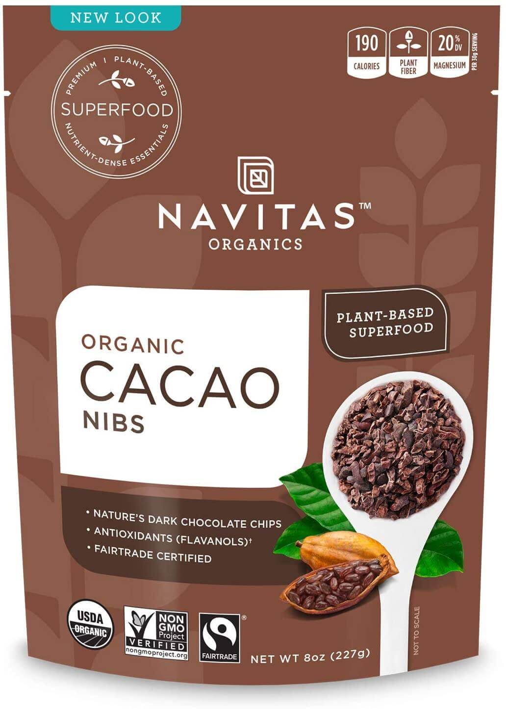 Navitas Organics, Organic Cacao Nibs 227 Grams - Nutrition Plus