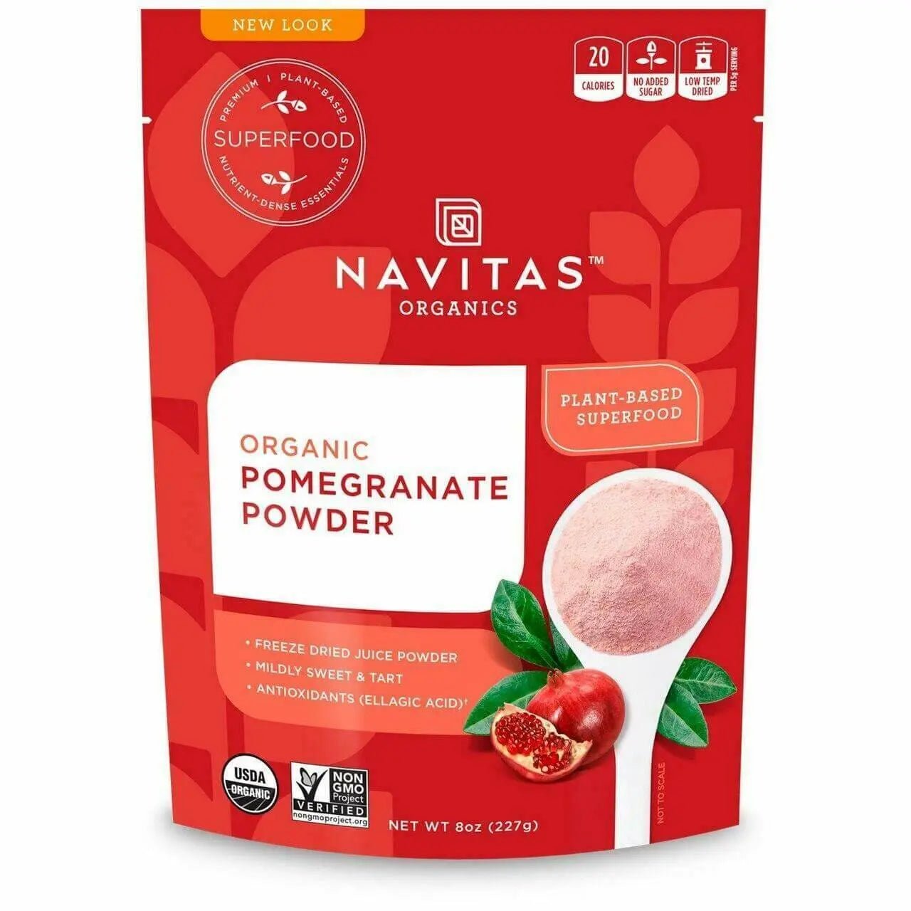 Navitas Organics, Organic Pomegranate Powder 227 Grams - Nutrition Plus