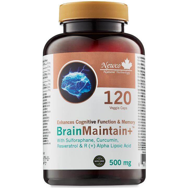 Newco Brain Maintain 120 Veg Capsules - Nutrition Plus