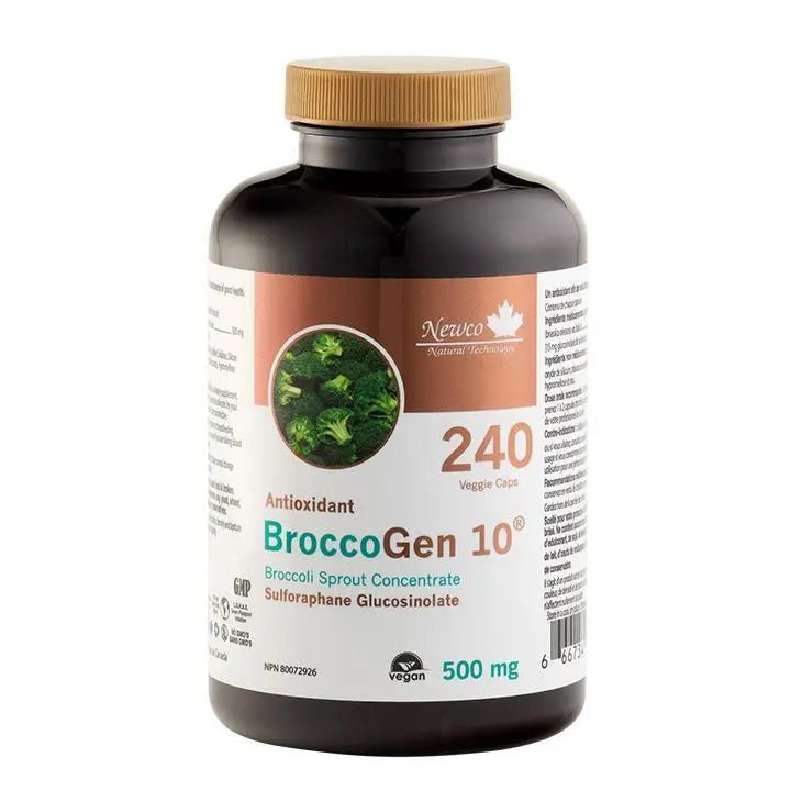 Newco BroccoGen 10® Sulforaphane Glucosinolate 500 mg Vegetarian Capsules - Nutrition Plus