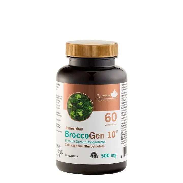 Newco BroccoGen 10® Sulforaphane Glucosinolate 500 mg Vegetarian Capsules - Nutrition Plus