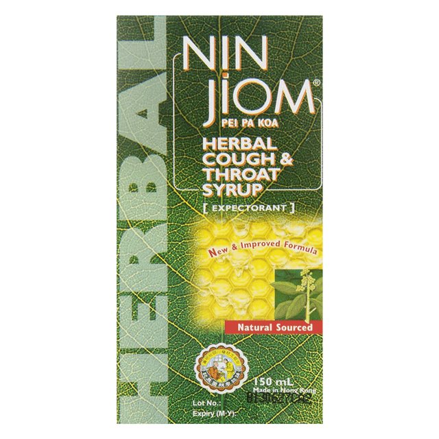 Nin Jiom Herbal Cough & Throat Syrup 150mL - Nutrition Plus
