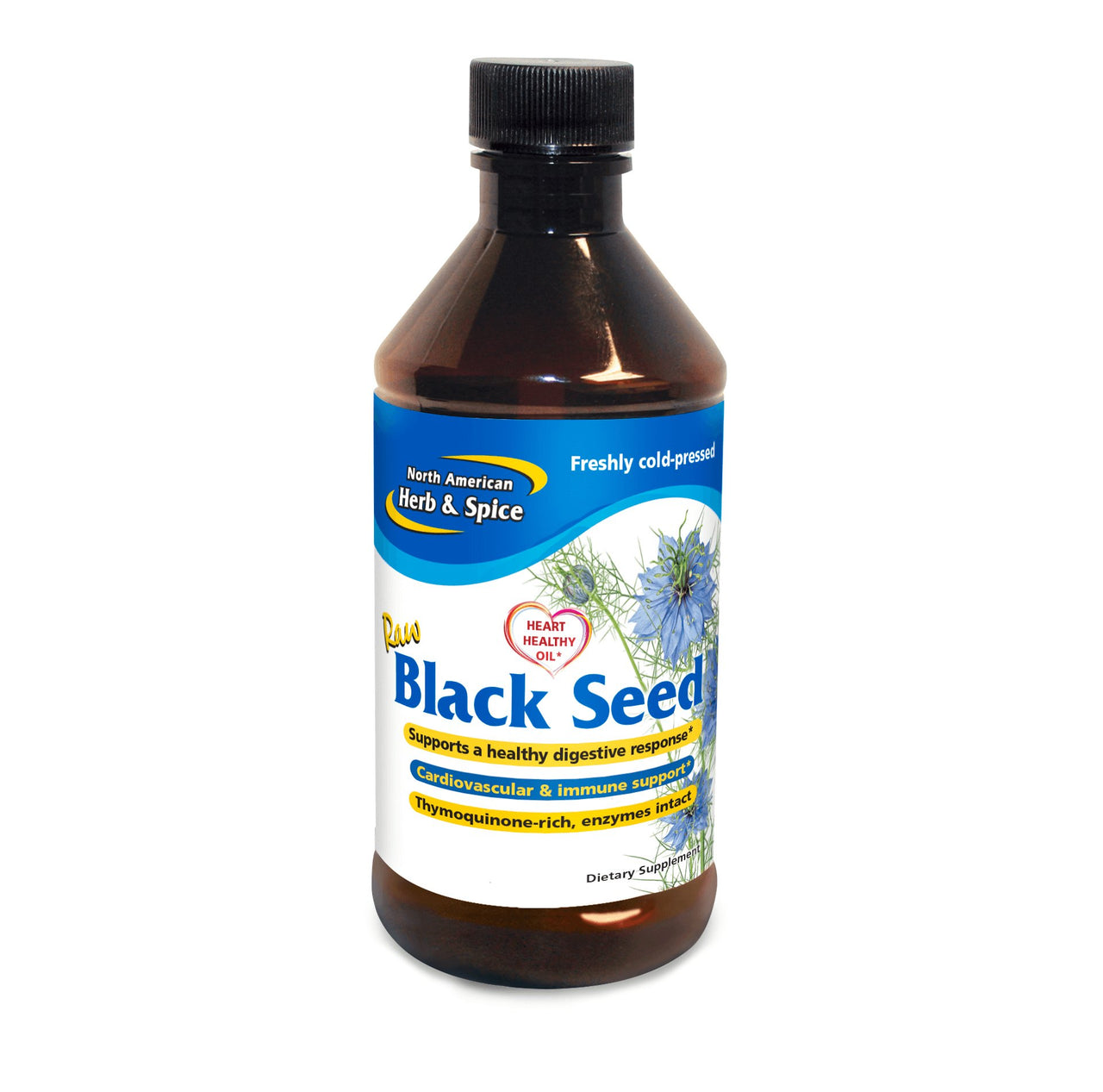 North American Herb & Spice Black Seed Oil 120mL - Nutrition Plus