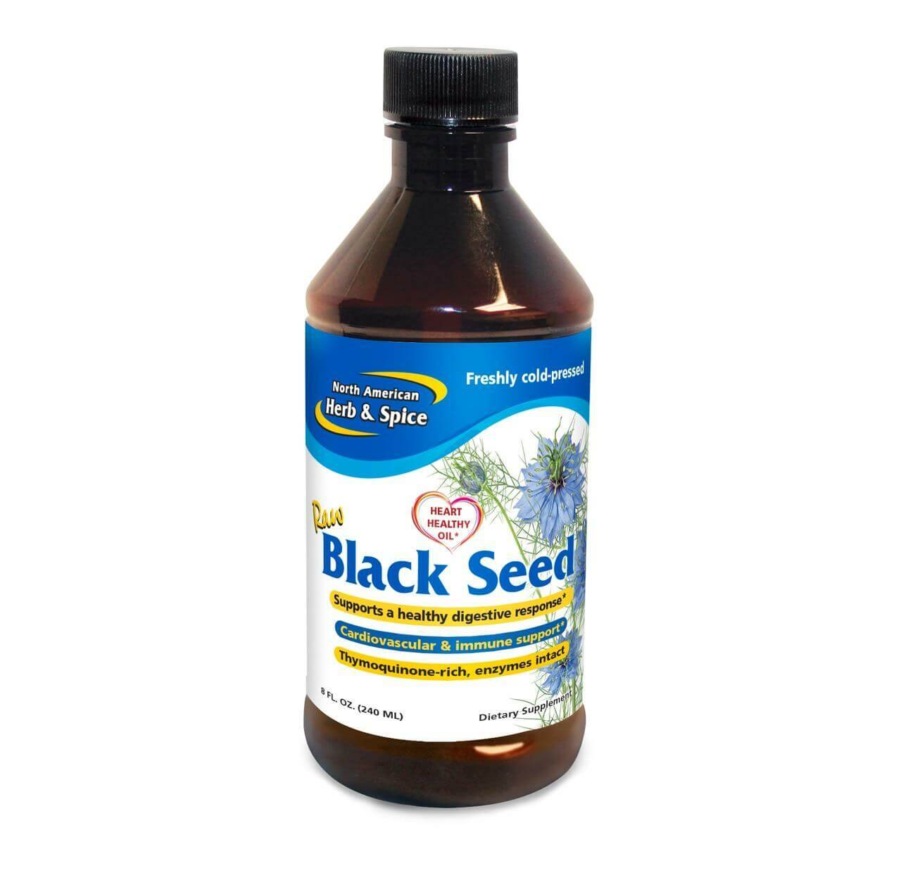 North American Herb & Spice Black Seed Oil 240mL - Nutrition Plus