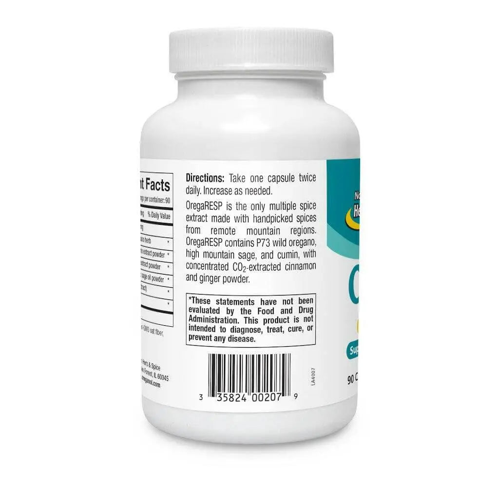 North American Herb & Spice OregaRESP P73 90 Capsules - Nutrition Plus