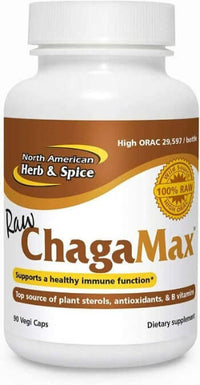 Thumbnail for North American Herb & Spice Vegi Caps, ChagaMax, 90 Count - Nutrition Plus
