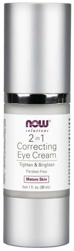Now 2 in 1 Correcting Eye Cream 30 mL - Nutrition Plus