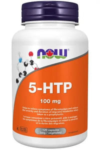 Thumbnail for Now 5-HTP 100 mg Veg Capsules - Nutrition Plus
