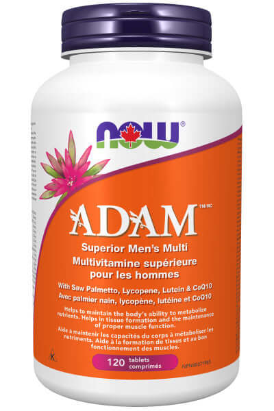 Now Adam Men Multivitamin 120 Tablets - Nutrition Plus