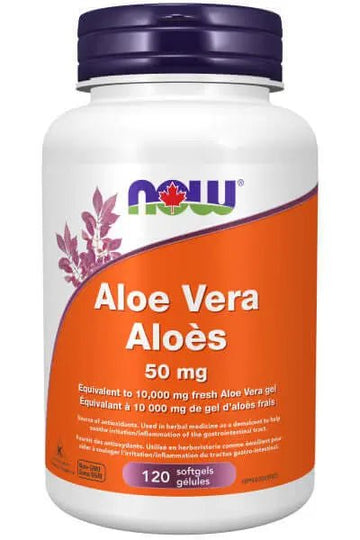 Now Aloe Vera Concentrate 120 Softgels Nutrition Plus