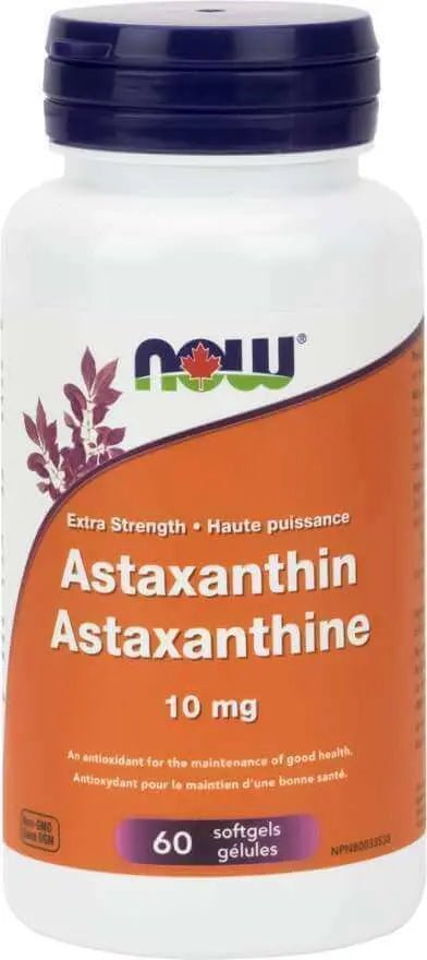 Now Astaxanthin 10 mg Softgels - Nutrition Plus