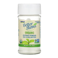 Thumbnail for Now BetterStevia® Powder, Organic 28 Grams - Nutrition Plus
