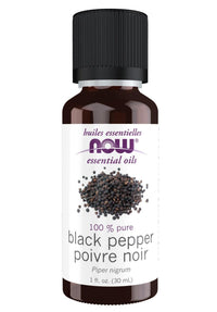 Thumbnail for Now Black Pepper Oil 30mL - Nutrition Plus