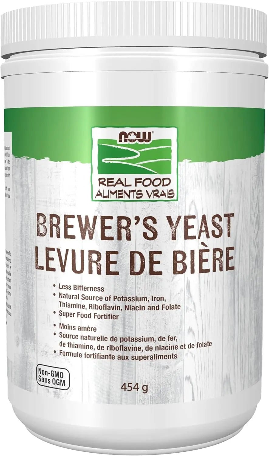 Now Brewers Yeast Powder 454 Grams - Nutrition Plus