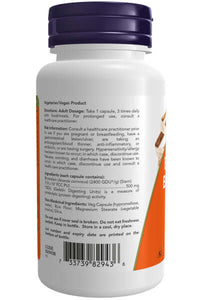 Thumbnail for Now Bromelain 500 mg 2400 GDU / g 60 Veg Capsules - Nutrition Plus