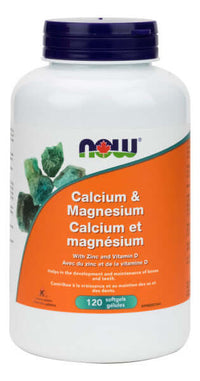 Thumbnail for Now Calcium and Magnesium with Vitamin D and Zinc - Nutrition Plus