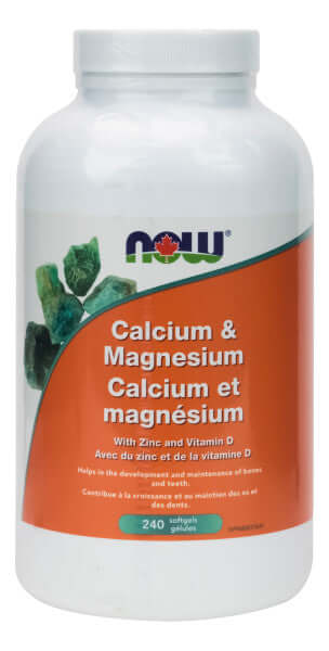 Now Calcium and Magnesium with Vitamin D and Zinc - Nutrition Plus