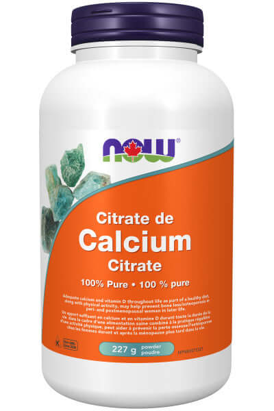 Now Calcium Citrate Powder 227 Grams - Nutrition Plus