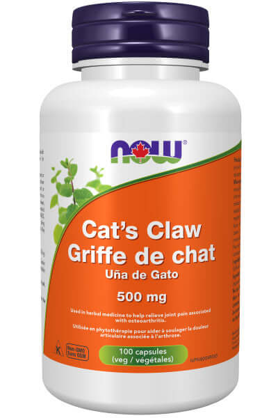 Now Cat's Claw 500mg 100 Capsules - Nutrition Plus
