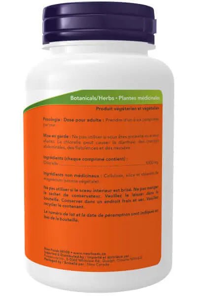 Now Chlorella 1,000 mg Broken Cell Wall Tablets - Nutrition Plus