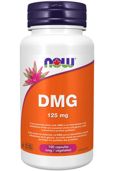Now DMG 125 mg 100 Veg Capsules - Nutrition Plus