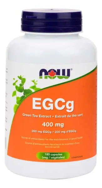 Now EGCg Green Tea Extract 400mg 180 Veg Capsules - Nutrition Plus