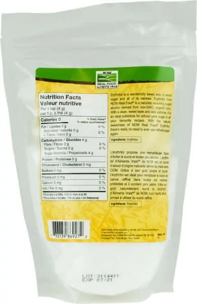 Now Erythritol 454 Grams - Nutrition Plus