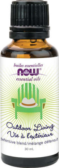Thumbnail for Now Essential Oil Blend Outdoor Living 30 mL - Nutrition Plus