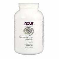 Thumbnail for Now Foods Bentonite Clay Powder, 454g - Nutrition Plus