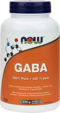 Thumbnail for Now GABA Pure Powder 170 Grams - Nutrition Plus