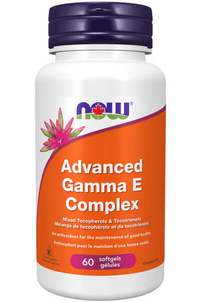 Now Gamma E Complex (Tocopherols/Tocotrienols) 60 Softgels - Nutrition Plus