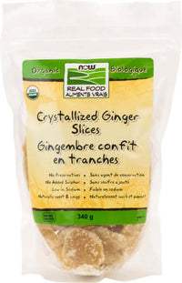 Thumbnail for Now Ginger Crystallized 340 Grams - Nutrition Plus