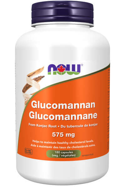 Now Glucomannan 180 Veg Capsules - Nutrition Plus