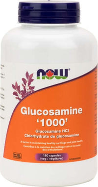 Thumbnail for Now Glucosamine HCL 1,000 mg 60 Veg Capsules - Nutrition Plus