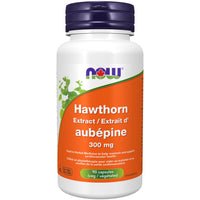 Thumbnail for Now Hawthorn Extract 300mg 90 Veg Capsules - Nutrition Plus