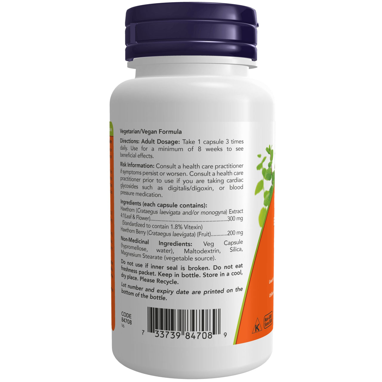 Now Hawthorn Extract 300mg 90 Veg Capsules - Nutrition Plus
