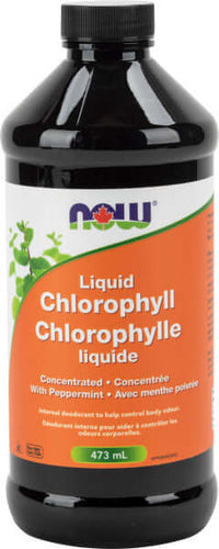 Thumbnail for Now Liquid Chlorophyll Peppermint 474 mL - Nutrition Plus