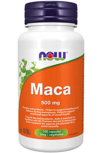 Thumbnail for Now Maca 500 mg Veg Capsules - Nutrition Plus