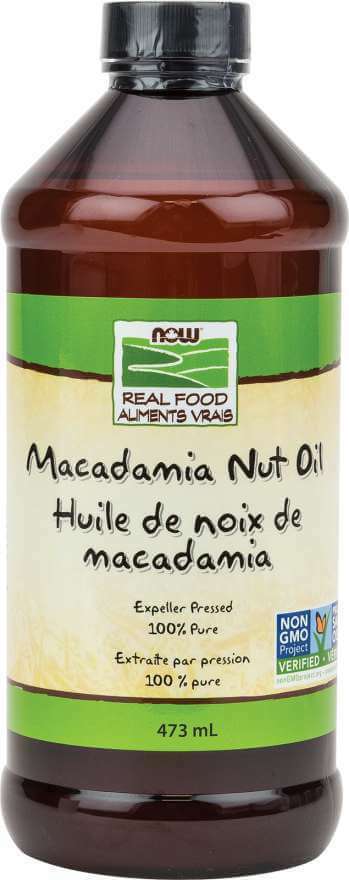 Now Macadamia Nut Oil 473 mL - Nutrition Plus