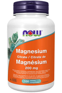 Thumbnail for Now Magnesium Citrate 200 mg Tablets - Nutrition Plus