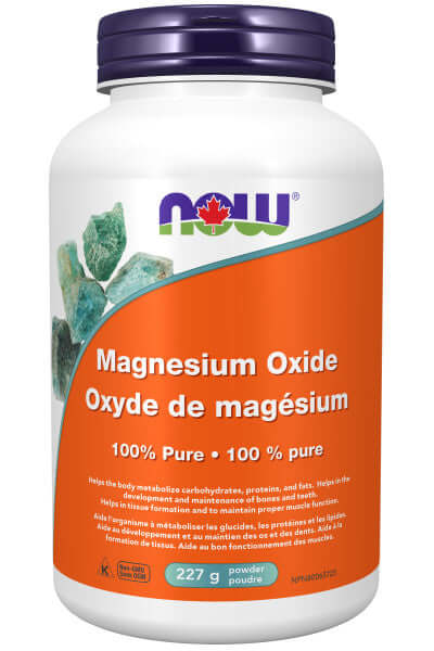 Now Magnesium Oxide Powder 227 Grams - Nutrition Plus