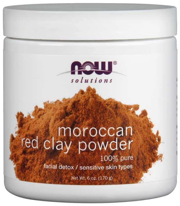 Now Moroccan Red Clay Powder 170 Grams - Nutrition Plus