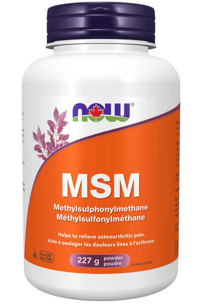 Now MSM Pure Powder 227 Gram Powder - Nutrition Plus