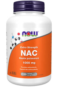 Thumbnail for Now NAC (N-Acetyl Cysteine) 1,000 mg 120 Tablets - Nutrition Plus
