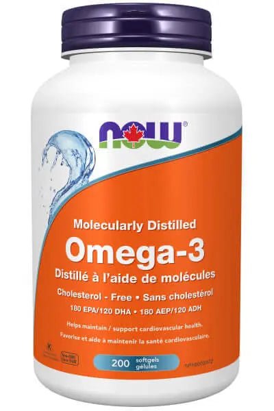 Now Omega-3 1,000 mg 200 Softgels - Nutrition Plus