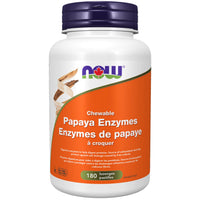 Thumbnail for Now Papaya Enzymes 180 Chewable Lozenges - Nutrition Plus