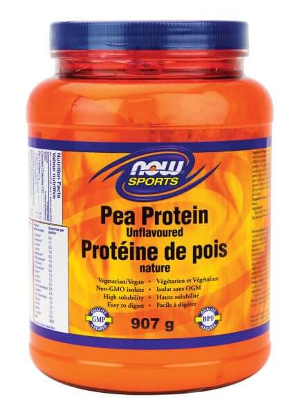 Now Pea Protein Unflavoured 907 Grams - Nutrition Plus